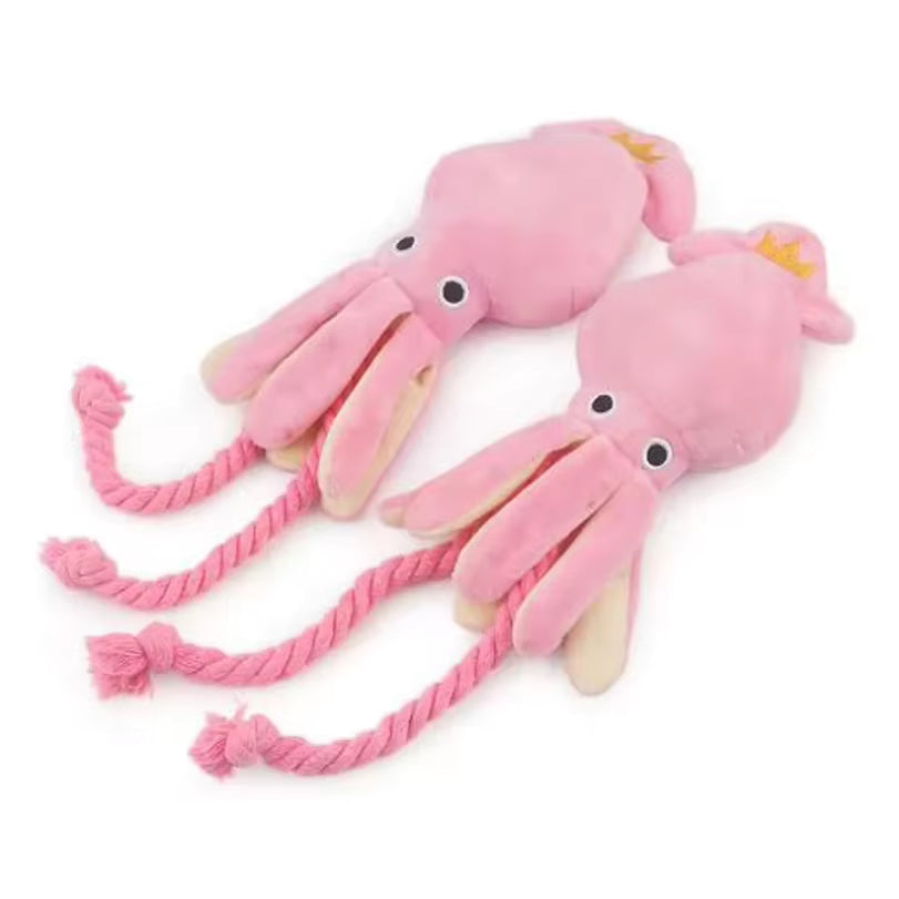 Squeaky Octopus Toy