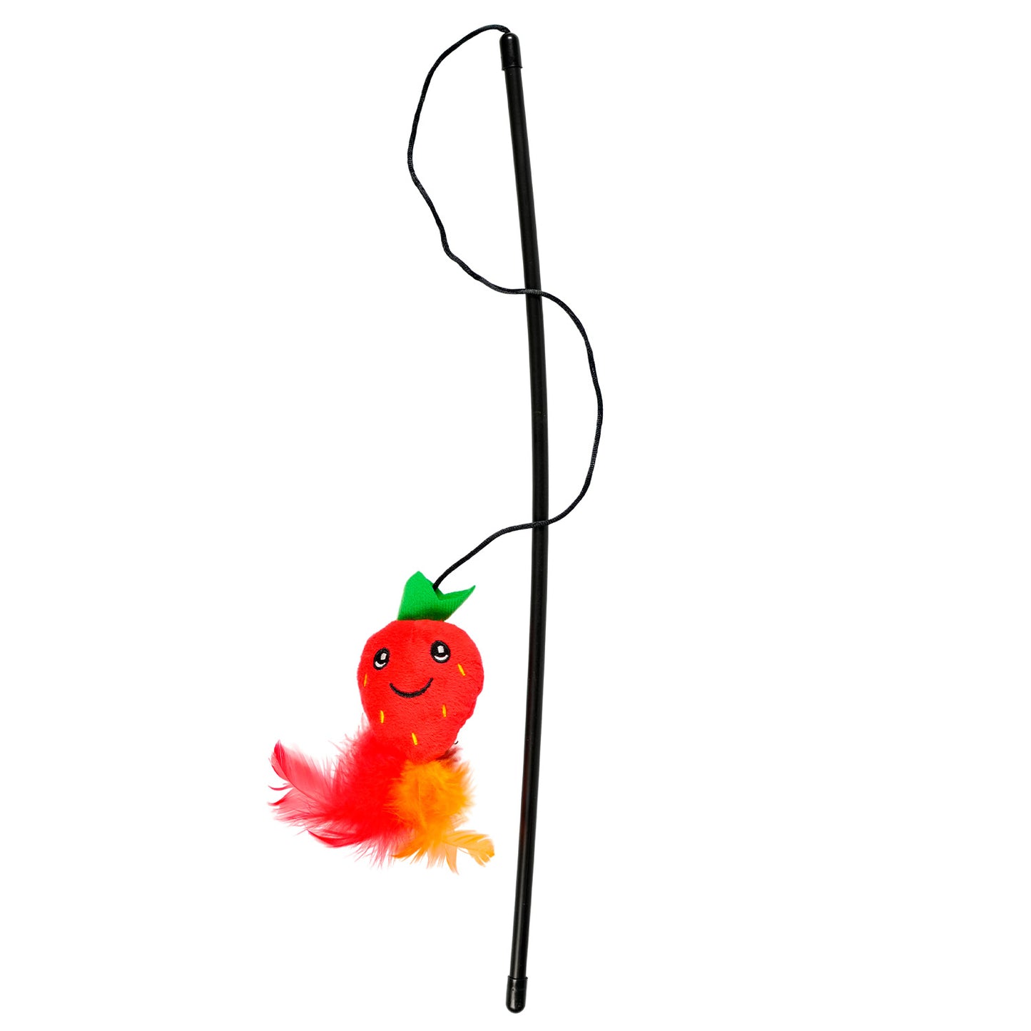 Strawberry Cat Teaser Toy