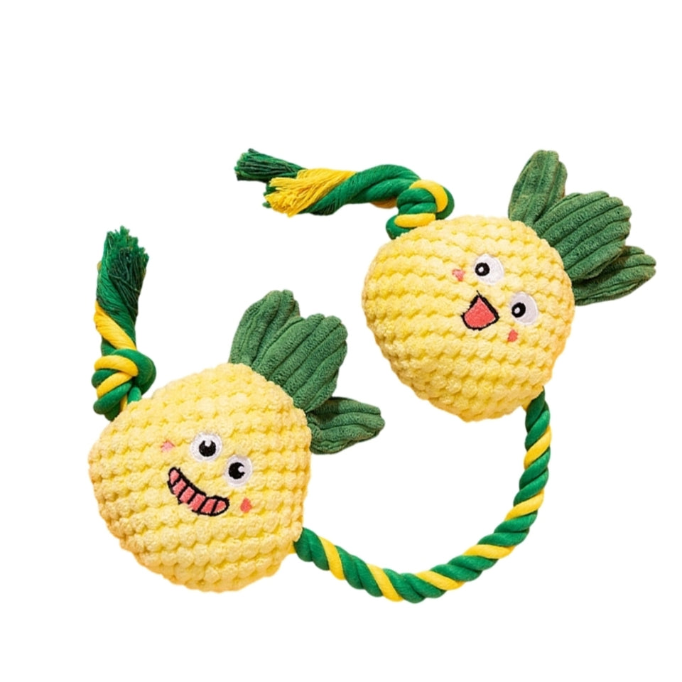 Squeaky Fruit Toy